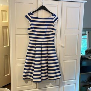 CLOSET CLOSING! Navy striped Kate Spade dress